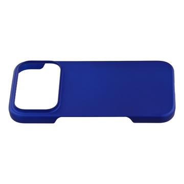 iPhone 17 Pro Max Gummibelagt Plastik Cover - Blå