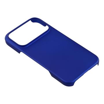 iPhone 17 Pro Max Gummibelagt Plastik Cover - Blå