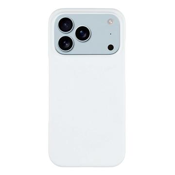iPhone 17 Pro Max Gummibelagt Plastik Cover - Hvid