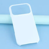iPhone 17 Pro Max Gummibelagt Plastik Cover - Hvid