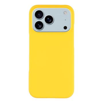 iPhone 17 Pro Max Gummibelagt Plastik Cover - Gul
