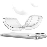 iPhone 17 Pro Max Saii 2-i-1 TPU Cover & Skærmbeskyttelse Hærdet Glas