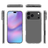 iPhone 17 Pro Max Ridsefast Hybrid Cover - Gennemsigtig