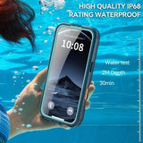 iPhone 17 Pro Max Shellbox M Series IP68 vandtæt cover - dykkercover med MagSafe-kompatibilitet - Blå