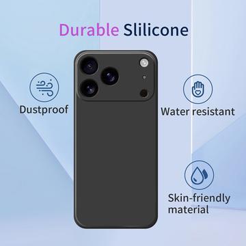 iPhone 17 Pro Max Stødsikkert Silikone Cover - lilla