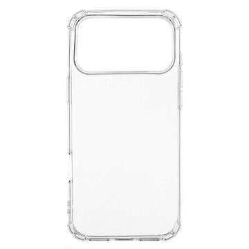 iPhone 17 Pro Max Stødtæt TPU Cover - Gennemsigtig