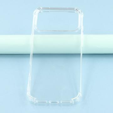 iPhone 17 Pro Max Stødtæt TPU Cover - Gennemsigtig