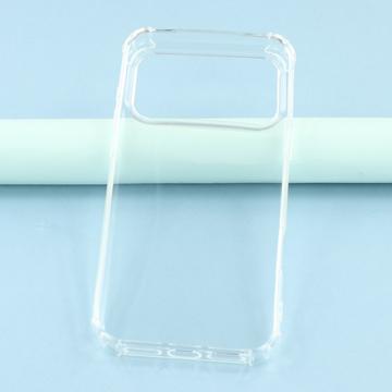 iPhone 17 Pro Max Stødtæt TPU Cover - Gennemsigtig