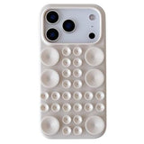 iPhone 17 Pro Max Silikone cover med sugekop - antik hvid
