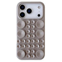 iPhone 17 Pro Max Silikone cover med sugekop - Titaniumgrå