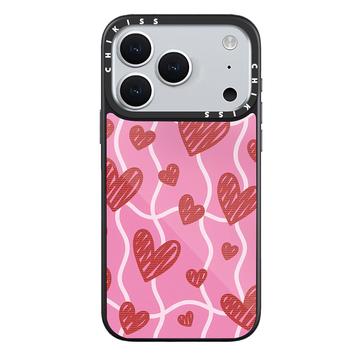 iPhone 17 Pro Max Slim MagSafe Hybrid Cover - hjerter