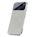 iPhone 17 Pro Max Mousserende Glitter Hybrid Cover - Sølv