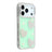 iPhone 17 Pro Max Funklende Kærlighed og Perle Hybrid Cover - Grøn