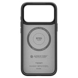 iPhone 17 Pro Max Spigen Enzo Aramid T Mag Cover - MagSafe-kompatibel - Sort / Sølv