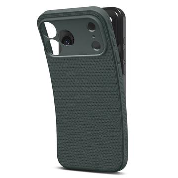 iPhone 17 Pro Max Spigen Liquid Air TPU Cover - Afgrundsgrøn