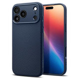 iPhone 17 Pro Max Spigen Liquid Air TPU Cover - marineblå