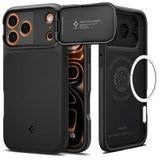 iPhone 17 Pro Max Spigen Optik Armor Mag Cover - Sort
