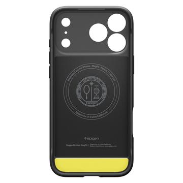 iPhone 17 Pro Max Spigen Rugged Armor Mag TPU Cover - Sort