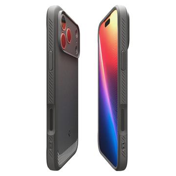 iPhone 17 Pro Max Spigen Rugged Armor Mag TPU Cover - Grå