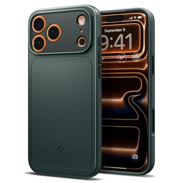 iPhone 17 Pro Max Spigen Thin Fit Mag MagSafe Cover - Afgrund grøn