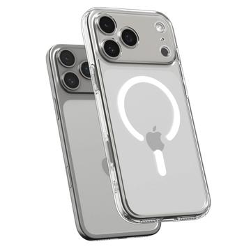 iPhone 17 Pro Max Spigen Ultra Hybrid Mag Cover - Hvid / Klar