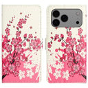 iPhone 17 Pro Max Style Series Pung Taske - Pink Blomster