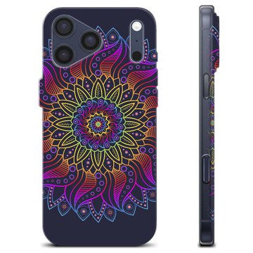 iPhone 17 Pro Max TPU Cover - Farverig Mandala