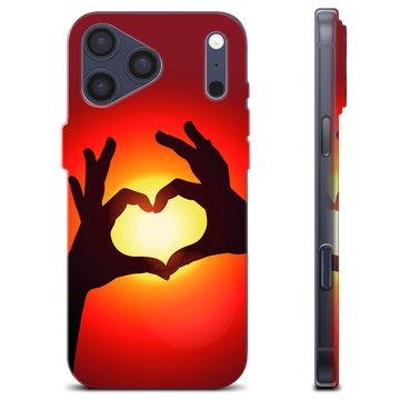 iPhone 17 Pro Max TPU Cover - Hjertesilhuet