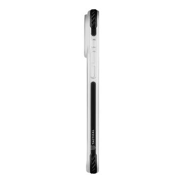 iPhone 17 Pro Max Tactical MagForce Hexagon Cover - MagSafe-kompatibel - sort / gennemsigtig