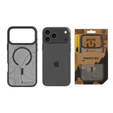 iPhone 17 Pro Max Tactical MagForce Hyperstealth Sika Hybrid Cover - MagSafe-kompatibel - Asfalt