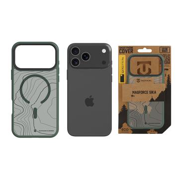 iPhone 17 Pro Max Tactical MagForce Hyperstealth Sika Hybrid Cover - MagSafe-kompatibel - Skovgrøn