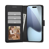 iPhone 17 Pro Max Tech-Protect 2-i-1 pungetui - Magsafe-kompatibel - sort