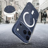 iPhone 17 Pro Max Tech-Protect FlexAir Glitter MagSafe TPU Cover - Gennemsigtig