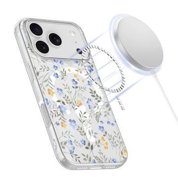 iPhone 17 Pro Max Tech-Protect FlexAir MagSafe TPU Cover - Forårsblomster