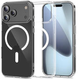 iPhone 17 Pro Max Tech-Protect Flexair Magnetisk Hybrid Cover - Gennemsigtig