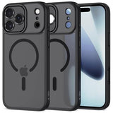 iPhone 17 Pro Max Tech-Protect MagCam Cover - MagSafe-kompatibel - mat sort