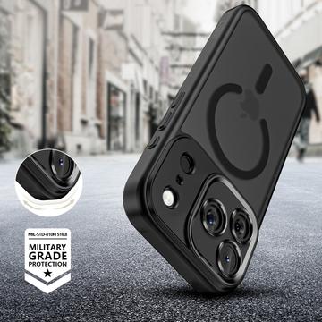 iPhone 17 Pro Max Tech-Protect MagCam Cover - MagSafe-kompatibel - mat sort