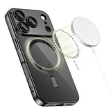 iPhone 17 Pro Max Tech-Protect MagFlex Cover - MagSafe-kompatibelt - klar / sort