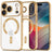 iPhone 17 Pro Max Tech-Protect MagFlex Cover - MagSafe-kompatibelt - Klar / Guld