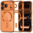 iPhone 17 Pro Max Tech-Protect MagFlex Cover - MagSafe-kompatibelt - Klar / Kosmisk Orange