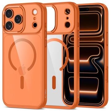 iPhone 17 Pro Max Tech-Protect Magmat Cover - MagSafe Kompatibel - Kosmisk Orange / Klar