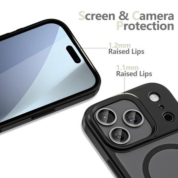 iPhone 17 Pro Max Tech-Protect Magmat Cover - MagSafe Kompatibel - Mat Sort