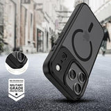 iPhone 17 Pro Max Tech-Protect Magmat Cover - MagSafe Kompatibel - Mat Sort