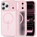 iPhone 17 Pro Max Tech-Protect Magmat Cover - MagSafe Kompatibel - Mat lyserød