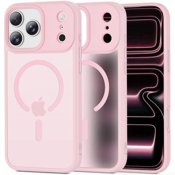 iPhone 17 Pro Max Tech-Protect Magmat Cover - MagSafe Kompatibel - Mat lyserød