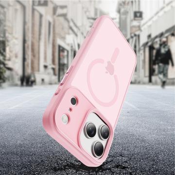 iPhone 17 Pro Max Tech-Protect Magmat Cover - MagSafe Kompatibel - Mat lyserød