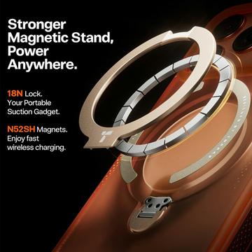 iPhone 17 Pro Max Torras Ostand Q3 Air MagSafe cover - Orange