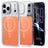 iPhone 17 Pro Max Tofarvet hybrid cover - MagSafe-kompatibel - Orange