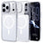 iPhone 17 Pro Max Tofarvet hybrid cover - MagSafe-kompatibel - hvid