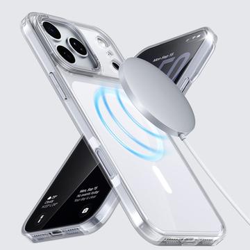 iPhone 17 Pro Max Tofarvet hybrid cover - MagSafe-kompatibel - hvid